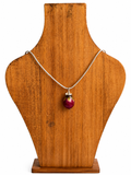 Real Rose Bud Necklace