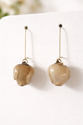 Delicate rose buds earrings