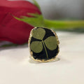 Pressed Leaf Ring