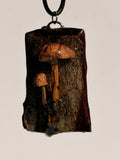Real Mushroom Bark Necklace